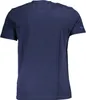T-shirt da uomo a manica corta blu - Vestibilità regolare Anteprima dell’immagine prodotto 2