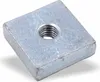 Nutenstein | Gewindeplatte 20x20x6 mm M6 Gewinde mittig | Produktbild-Vorschau 1