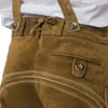 Lange Lederhose Jakob - olivbraun, 50 Produktbild-Vorschau 9