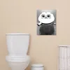 MuchoWow® - Leinwandbilder - WC - Toilettensitz - Lustig - Produktbild-Vorschau 5