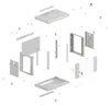 Lanberg WF03-5309-10S LANBERG 19" 9U 540x350 Wandgehäuse Productafbeelding-voorbeeld 12