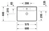 Duravit Waschtisch D-Neo 60x44 cm Weiß mit Hahnloch und Produktbild-Vorschau 4