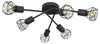 Globo Lighting Plafonnier en métal noir, 6x E14 Voir les images du produit 9