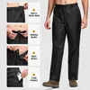BUBW Herren Outdoor Regenhose Schwarz L, wasserdicht Produktbild-Vorschau 4