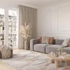 Tapiso Teppich VALLEY Modern Kurzflor Hellgrau Blau Braun Produktbild-Vorschau 4