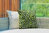 MuchoWow® Outdoor Kissen - Pantherdruck - Grün - Blau - Produktbild-Vorschau 3