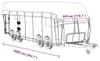 vidaXL Střešní plachta pro karavan šedá 1000x300 cm netkaná Náhled obrázku produktu 8