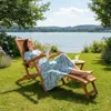 Gartenliege Yacht aus Teakholz, 1.7m B, 0.93m H, 0.6m T, Produktbild-Vorschau 6