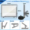 Jopassy 100W LED Strahler LED Fluter Außenstrahler IP65 Produktbild-Vorschau 2