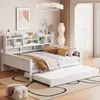 Sofa rozkładana Sweiko 140x200 cm z litego drewna, łóżko Podgląd zdjęcia produktu 1