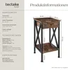 tectake® Beistelltisch Dayton 35x35x70,5cm Produktbild-Vorschau 7