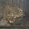 LED 3D Designkugel 'Mounty' - D: 50cm - 198 warmweiße LED - 8 Funktionen - faltbar - schwarz Anteprima dell’immagine prodotto