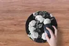 MuchoWow® Mauspad Mousepad Blumen - Schwarz und Weiß - Produktbild-Vorschau 3