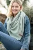 Knit Factory Liv Dreieckstuch - Grau - 190x85 cm Produktbild-Vorschau 4