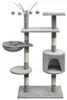vidaXL Cat Cat Tree 125 cm Grey Náhľad obrázku produktu 4