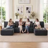 HOMCOM Modulaire U-vormige bank met slaapfunctie, 2 chaise Productafbeelding-voorbeeld 9