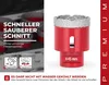 Diamant Bohrkronenaufsatz Premium CRYSTAL 55mm | für Produktbild-Vorschau 3