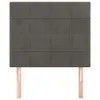 The Living Store Kopfteile 2 Stk. Dunkelgrau 80x5x78/88 cm Produktbild-Vorschau 3