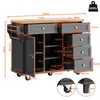 A diagram of a kitchen cart with dimensions and labels. Produktbild-Vorschau