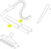 An exploded view diagram of vacuum cleaner attachments. Anteprima dell’immagine prodotto