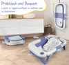 Baby Badewanne Faltbar mit Badematte, Babypflege Set, Produktbild-Vorschau 3