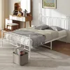STILVORA Metallbett Weiß 140 x 200 cm Jugendbett mit Produktbild-Vorschau 1