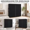 HOMCOM Stoffschrank Faltschrank Kleiderschrank mit 4 Produktbild-Vorschau 5