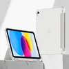 Two iPads in clear cases are displayed on a marble surface with a white background. Anteprima dell’immagine prodotto