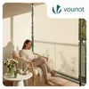 VOUNOT® Klemmmarkise Senkrechtmarkise mit Handkurbel Produktbild-Vorschau 2