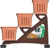 Bama Orto Di Kit Plantenbakken 80x74x73 cm Groen Náhľad obrázku produktu 7