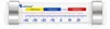 2 Stück Edelstahl Kühlschrankthermometer Set mit Saugnapf Produktbild-Vorschau 2