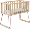 JURABABY - Cuna bebe mecedora ONLY madera Haya y Terracotta Vista previa de la imagen del producto 1