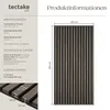 tectake® Akustikpaneele Sonic Wall Holzoptik in Eiche grau Produktbild-Vorschau 5