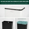 Poubelle eluno, capacité de 58 litres, poubelle à 3 Voir les images du produit 6