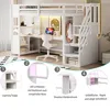 Flieks etagebed 90x200 cm met bureau en plank, Productafbeelding-voorbeeld 8