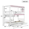 Merax Etagenbett 90x200 cm mit Schubladen und Regal,  Produktbild-Vorschau 7