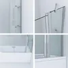 AQUABATOS® Badewannenaufsatz Duschabtrennung Duschtrennwand Produktbild-Vorschau 3