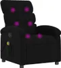 masážní křeslo vidaXL Black Fabric Náhled obrázku produktu 6