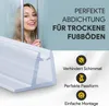 Duschdichtung PVC Ersatzdichtung TYP-4 200cm Glasstärke 6mm Produktbild-Vorschau 2