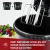 Handmixer 2 rotierende Schüsseln Set schwarz MPM MMR-22Z/C Produktbild-Vorschau 3