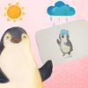 Mr. & Mrs. Panda Badematte Pinguin Duschen - Weiß - Produktbild-Vorschau 2