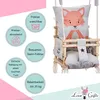 Love Gifts® Babyschaukel aus Holz hochwertig und geeignet Produktbild-Vorschau 2