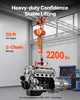 Elektryczny wciągnik łańcuchowy VEVOR o udźwigu 1000 kg, Podgląd zdjęcia produktu 2