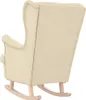 vidaXL Fotel bujany kremowy 74x90x102 cm tkanina Podgląd zdjęcia produktu 6