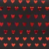 Geschenkpapier Herzen 70cm x 2m Rolle Schwarz / Rot Produktbild-Vorschau 3