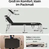 CASARIA® Sonnenliege Klappbar Gartenliege Wetterfest mit Produktbild-Vorschau 7