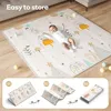 Baby-Laufstall mit Oxford-Stoffmatte, 150 x 150 x 68 Produktbild-Vorschau 3