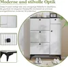MERAX Schuhschrank mit 3 Klappen Schuhregal mit Tür und Produktbild-Vorschau 8