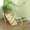 AIYAPLAY 5 en 1 Triangle arche d'escalade enfants en bois Voir les images du produit 9