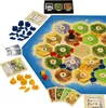 A collection of game pieces and board for the board game 'Settlers of Catan'. Náhľad obrázku produktu